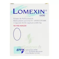 Lomexin 600 Mg Caps Molle Vaginale Plq/1 à MANCIET