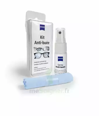 Zeiss Kit Spray Antibuée Fl/15ml + Tissu Microfibres à MANCIET