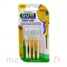 Gum Trav - Ler, 1,3 Mm, Manche Jaune , Blister 4 à MANCIET