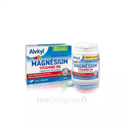 Alvityl Magnésium Vitamine B6 Libération Prolongée Comprimés Lp B/45 à MANCIET